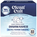 Dishwasher Pods, Nature-Inspired Ingredients, Lemon Verbena, 32 Count